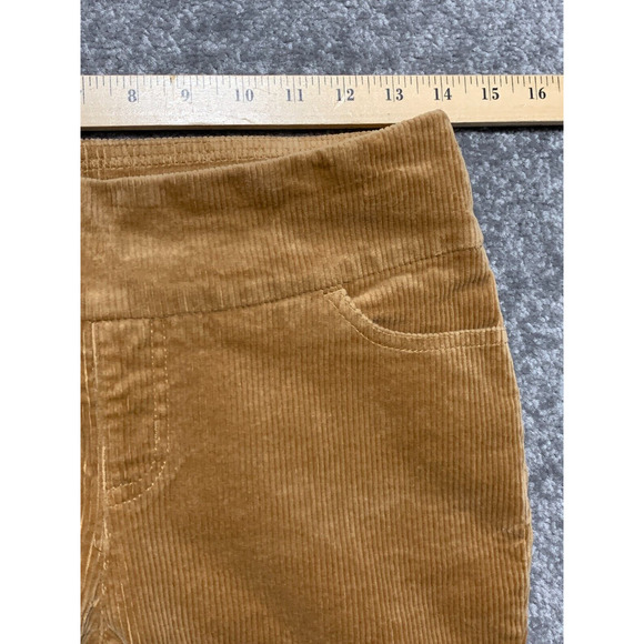 D&Co. Regular Smooth Waist Stretch Corduroy Pull On Pants Women Size 2P Brown - Picture 11 of 12